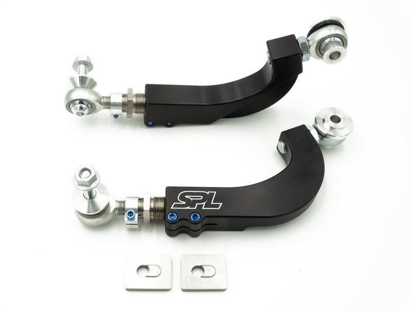 Ford Mustang Camber Arms (2) - Rear Upper - SPL Parts - SPL RUA S550 - Blue - `15-`27